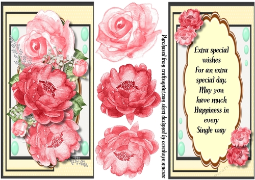 D,L Beautiful Red roses and Verse 