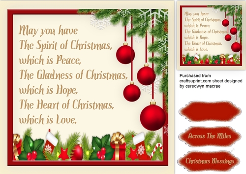 The Spirit Of Christmas Red