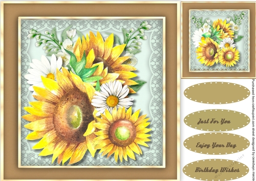 Beautiful Sunflowers and Daisys 
