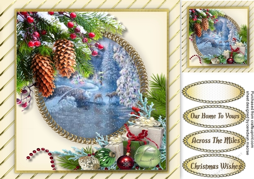 Beautiful Christmas Scene 