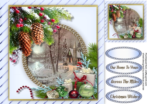 Beautiful Christmas Scene 