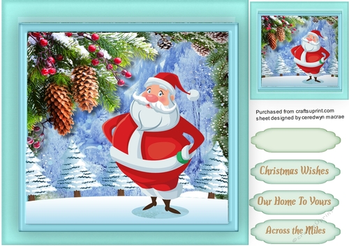 Santa in the Snow