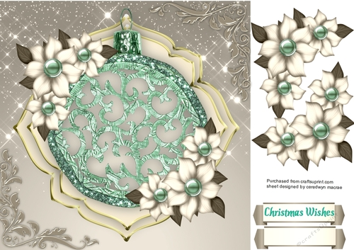 Baubles and Christmas Flowers 