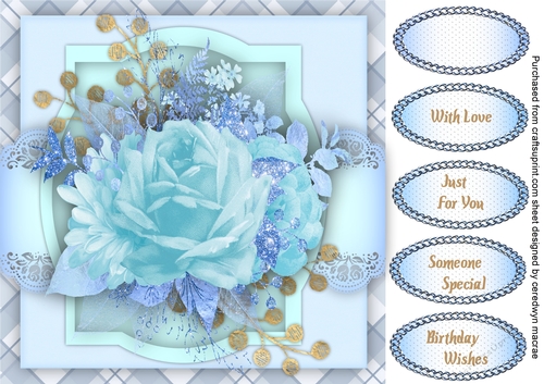 Beautiful Blue Roses 