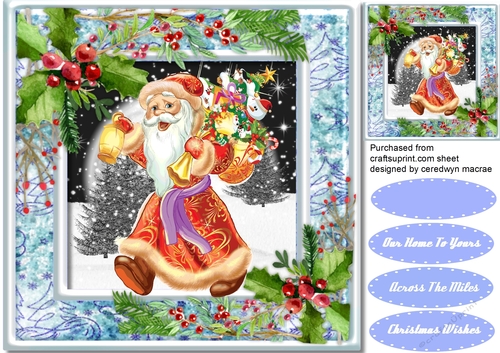 Santas on his Way 