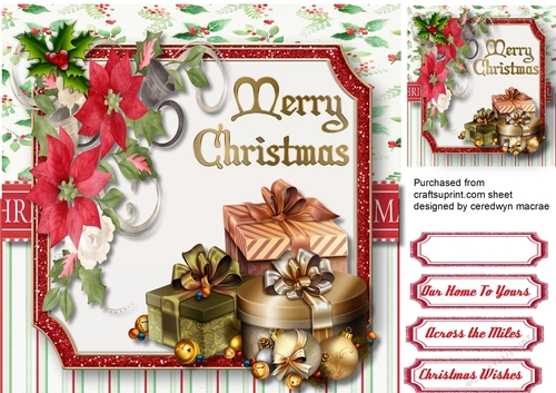 Beautiful Gifts and Poinsettias