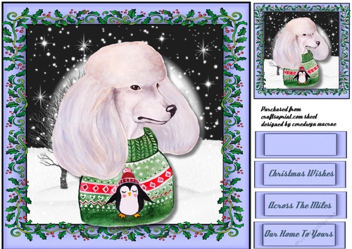 Poodles   Christmas Jumper