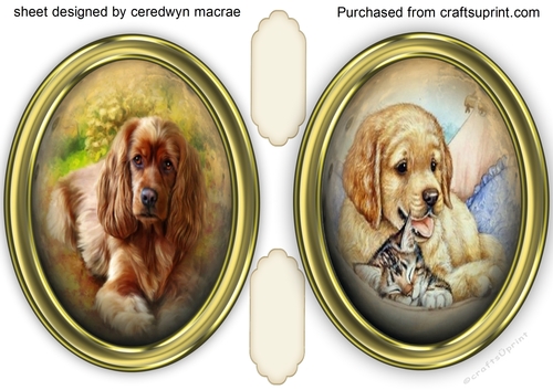 2, Beautiful Pup Toppers 2
