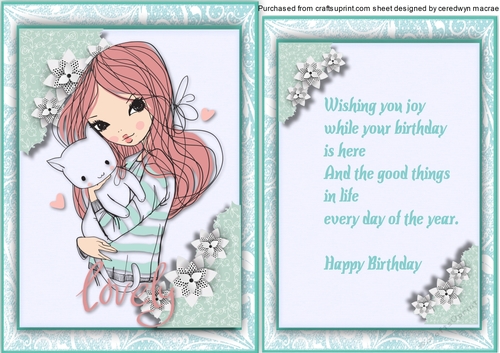Lovely , with Verse