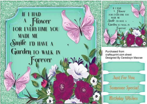 Butterflies and Petunias 