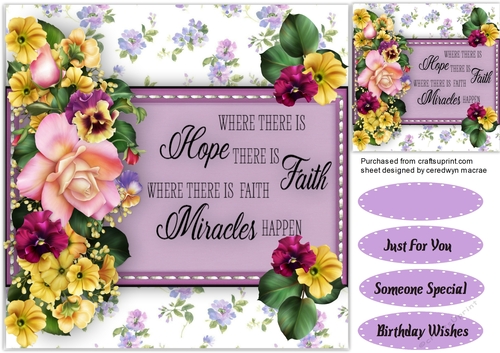 Beautiful Quote and Mamas Bouquet