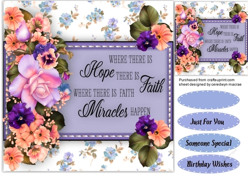 Beautiful Quote and Pink Flowers