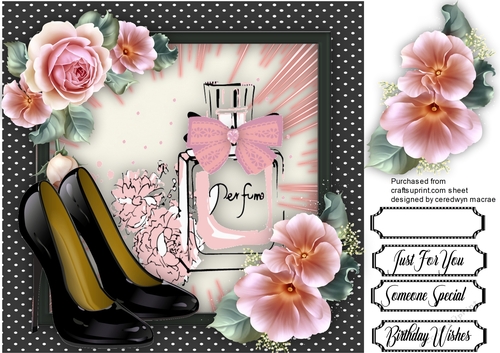 Perfume and Pink Roses