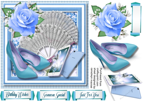 Beautiful Fan and Rose