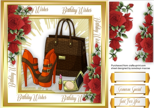 Birthday Shoes and Roses