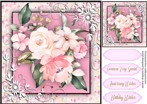 Summer Water Coloured Roses 