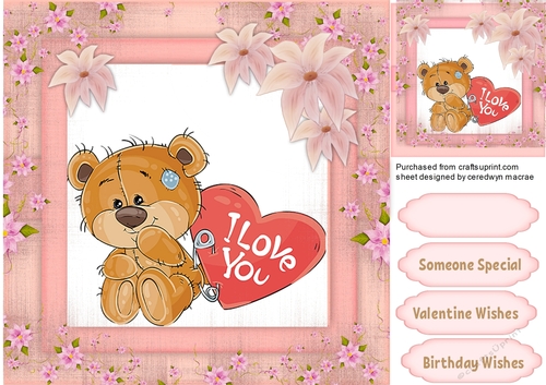 Valentine or Birthday , I Love You 