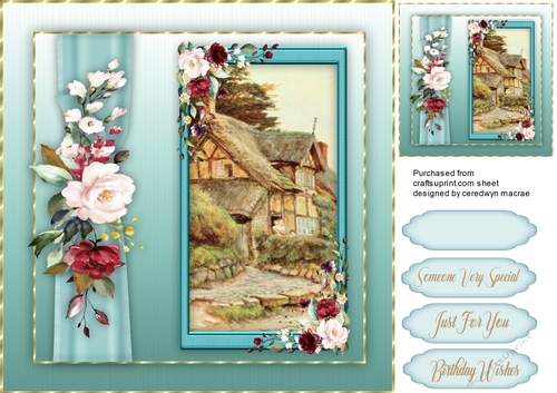 Beautiful Victorian house and  Roses