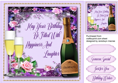 Birthday Wishes and Bubbley 