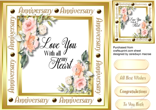 Anniversary , Love You With All My Heart 