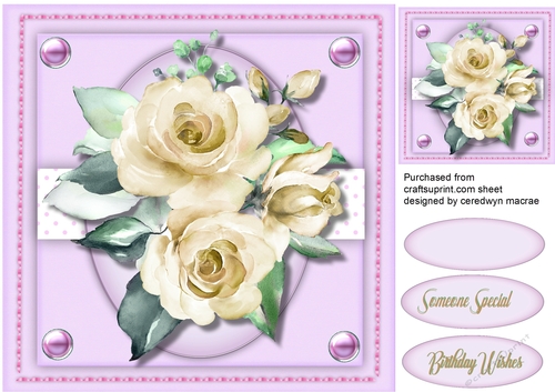 Cream French Roses 