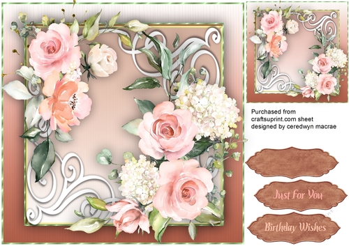 Beautiful Scrolls and Roses