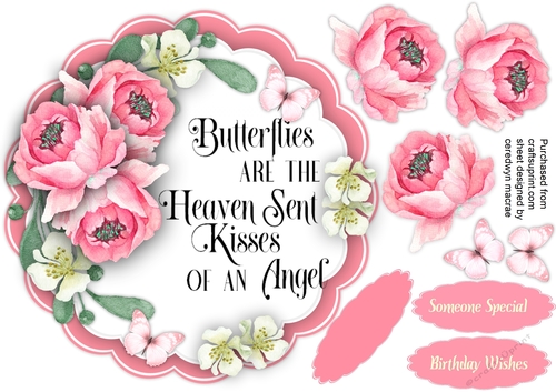 Butterflies are Kisses of an Angel