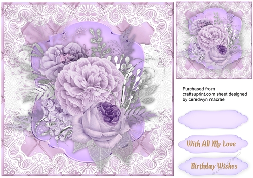 Beautiful Lilac  Ater Coloured Roses