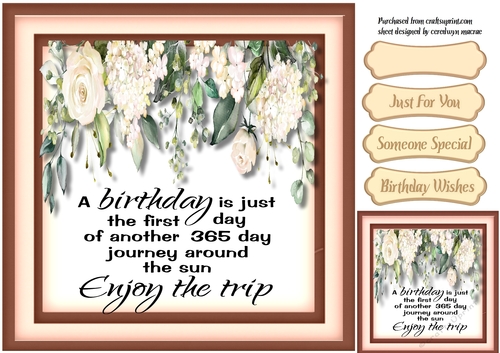 Happy Birthday , Enjoy the Trip 1