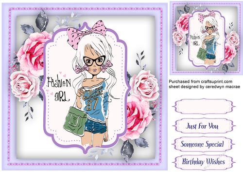 Trendy Fashion Girl
