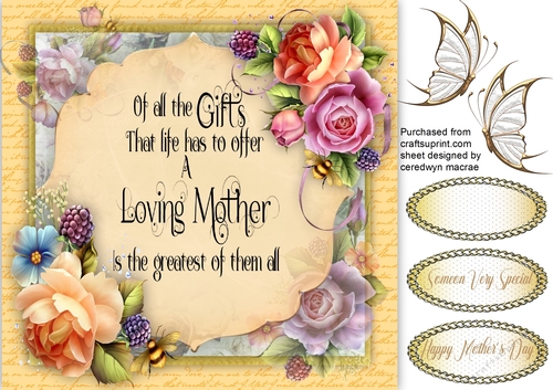 To a Loving Mother,