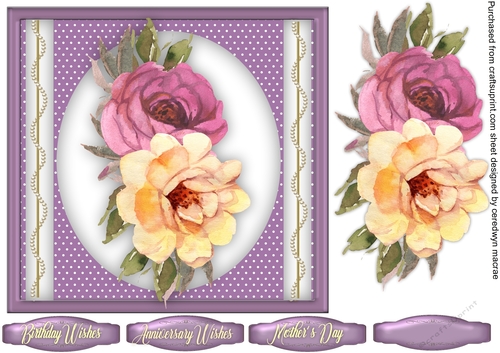 Beautiful Roses and Pearl Rope 