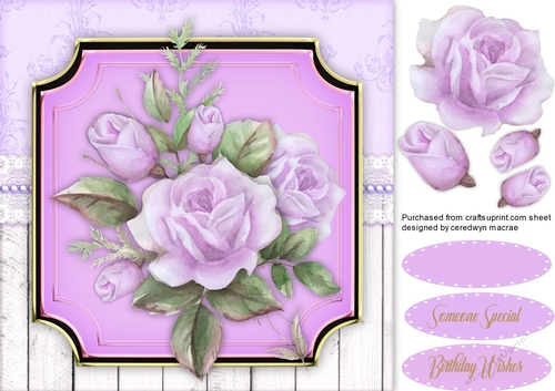 Beautiful Lilac French Roses 