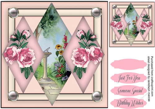 Sundial and Roses