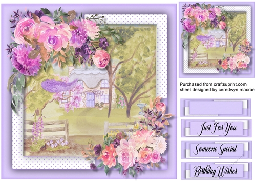 Beautiful Country Cottage and Roses 