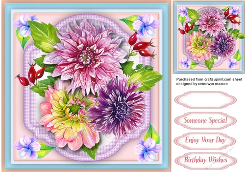 Beautiful Lilac Dahlia 
