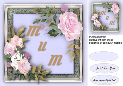 Soft Pink Roses for Mum 