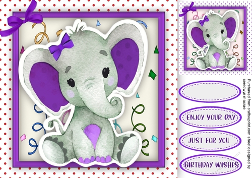 Happy Birthday Ellie , Violet