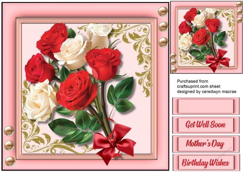 Beautiful Bouquet of French Roses
