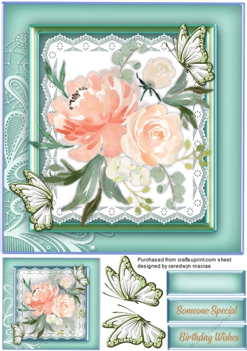 Pink  Roses and French Lace 
