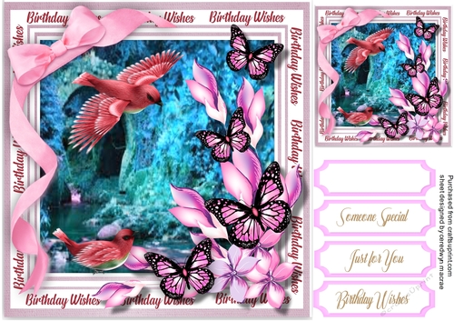Butterflys and Birhday Wishes 3