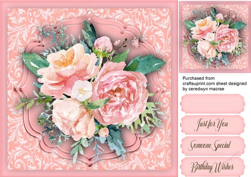 Pink Roses and Lace 