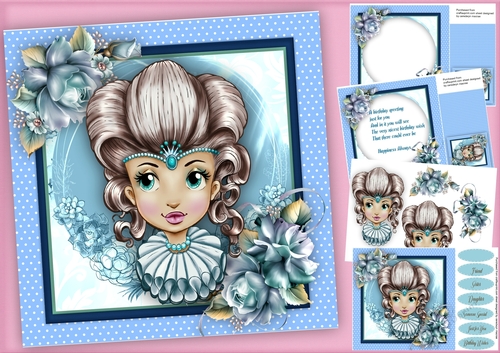 8x8 Mini Kit, Beautiful Jewel Girl 