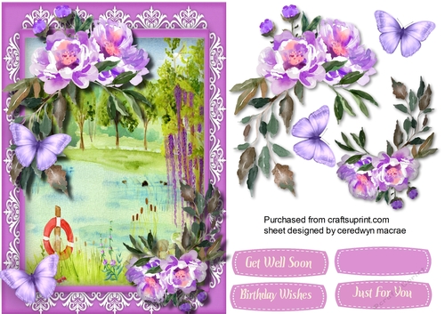 Summer Scene and Roses 3