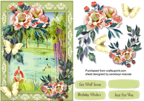 Summer Scene and Roses 4