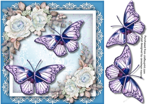 Butterflys and Roses 2