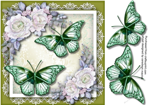 Butterflys and Roses 3