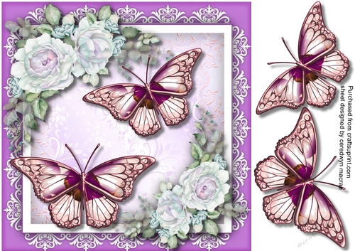 Butterflys and Roses 4