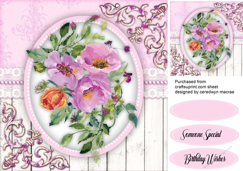 Beautiful Lilac  Wild Roses