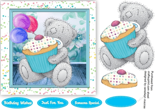 Tattiy  Teddies Cup Cake 